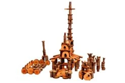 Magic Wood Holzbausteine 330 EcoBlocks -Schulschätze Markt 1 1