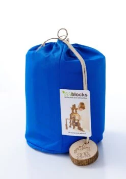 Magic Wood Holzbausteine 36 EcoBlocks -Schulschätze Markt 1