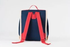 Schulranzen Aus Bio-Baumwolle In Blau-Rot -Schulschätze Markt 10018094 Schulranzen aus Bio Baumwolle in blau rot 3