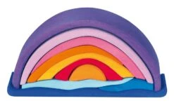 Sonnenuntergang, 5 Teile, Lila