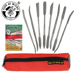 Raspelset 8 Tlg. Mit Mäppchen