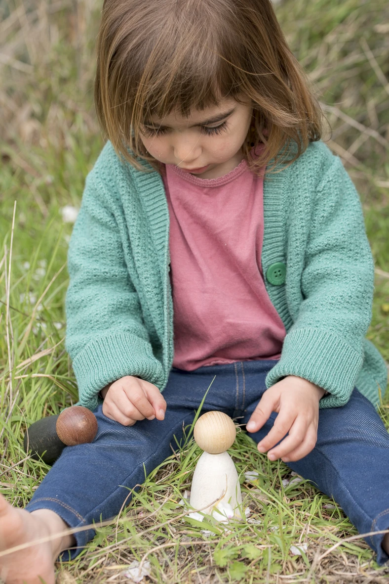 Grapat Holzspielzeug Figuren, Helles Holz 4 Grapat Holzspielzeug Figuren, Helles Holz – Bild 4