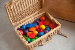 Grapat Holzspielzeug Rundes Set -Schulschätze Markt 10018577 Grapat Holzspielzeug Rundes Set