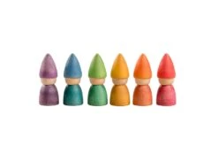 Grapat Holzspielzeug Regenbogen Zwerge