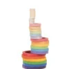 Grapat Holzspielzeug Bunte Holzringe