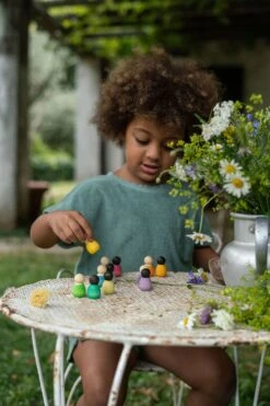 Grapat Holzspielzeug Babys, Dunkles Holz -Schulschätze Markt 10018584 Dunkle Babys 5