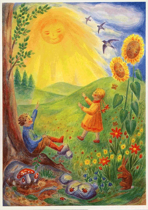 Set Doppelkarten Kindergedichte 1 Set Doppelkarten Kindergedichte