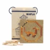 KAPLA® Holzbausteine Mit Kunstbuch Beige