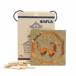 KAPLA® Holzbausteine Mit Kunstbuch Beige