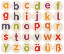 Holzstempel Kleinbuchstaben