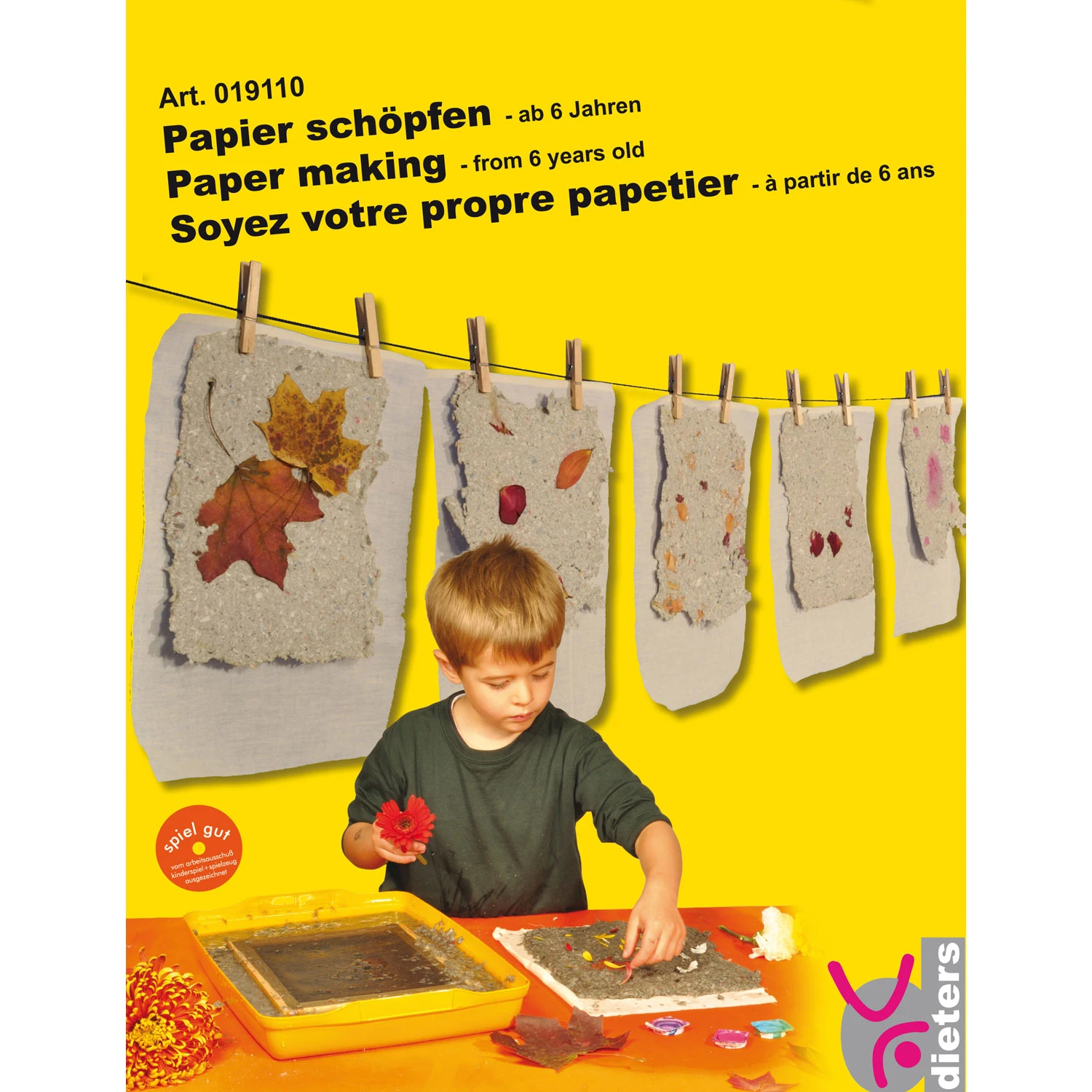 Bastelset: Papier Schöpfen 3 Bastelset: Papier Schöpfen – Bild 3