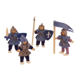 Biegepuppen Rittersatz, 4 Tlg. -Schulschätze Markt 1751600 00 WD AA AA