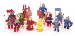 Biegepuppen Burgbewohner, 14 Tlg