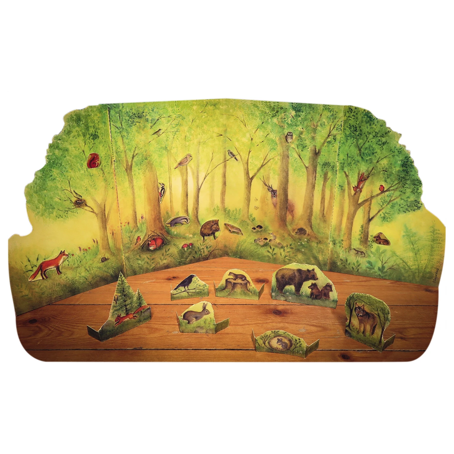 Bastelmappe Wald 2 Bastelmappe Wald – Bild 2