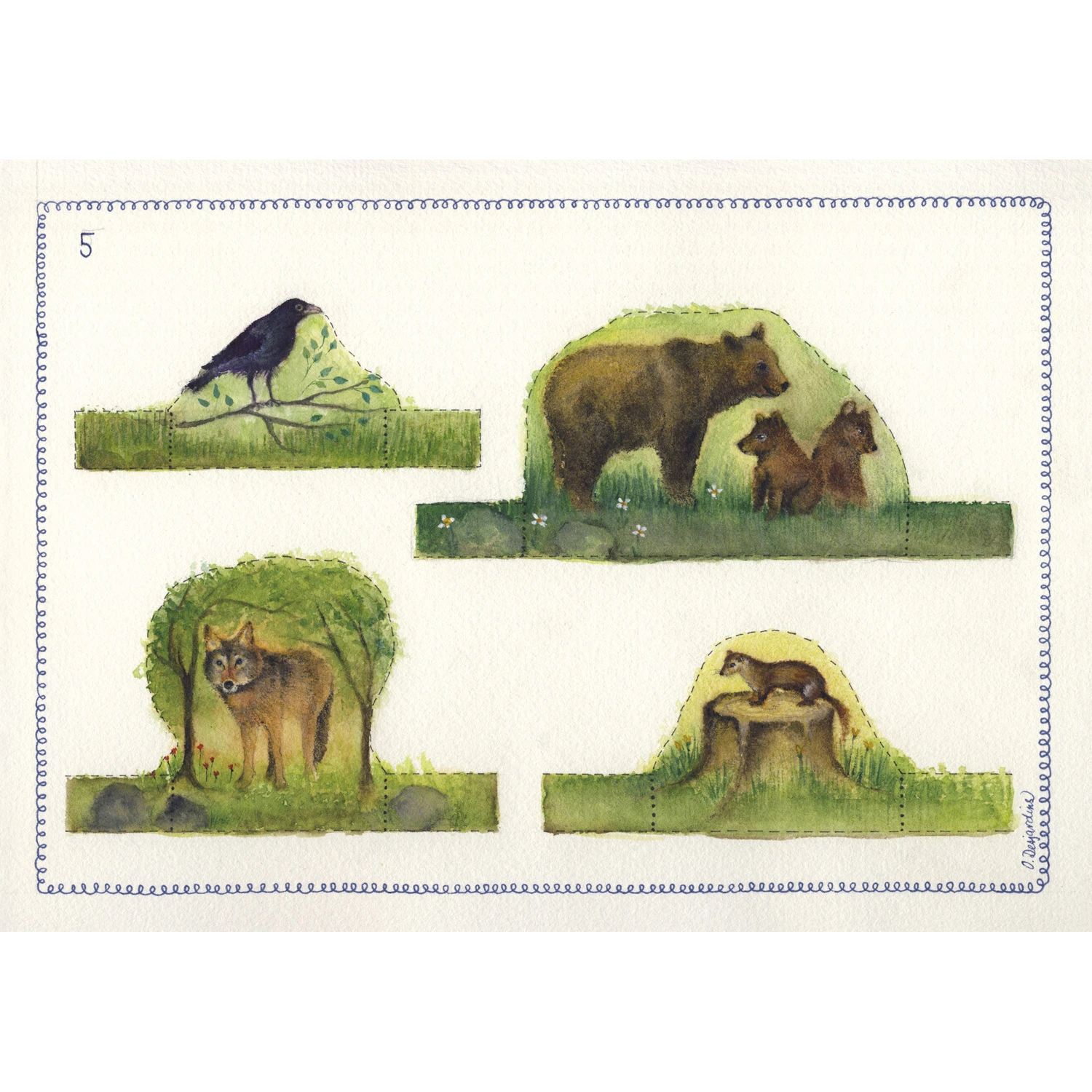 Bastelmappe Wald 8 Bastelmappe Wald – Bild 8