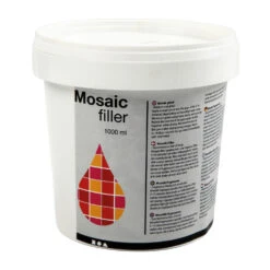 Creativ Company Mosaik-Fugenfüller, Weiß, 1 L
