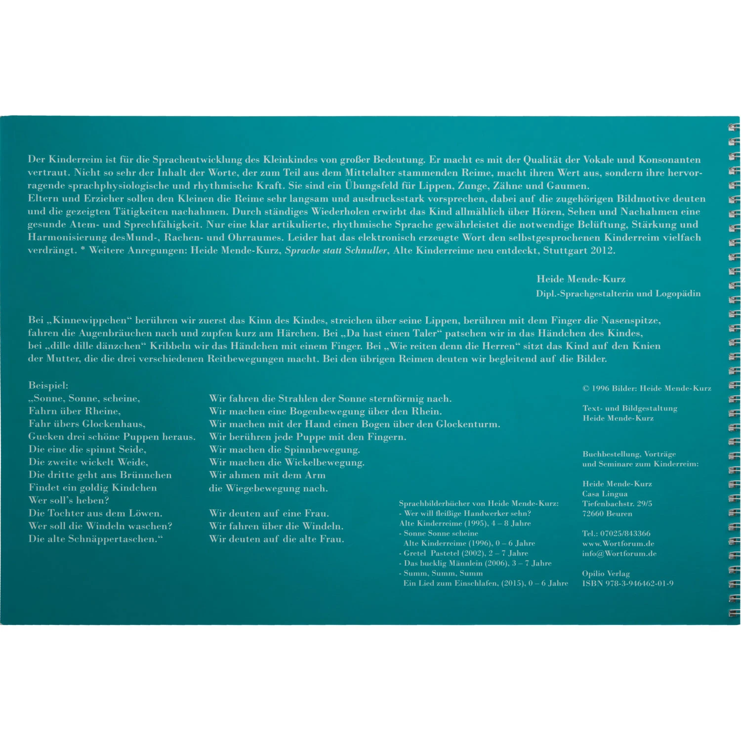 Sonne Sonne Scheine - Alte Kinderreime 2 Sonne Sonne Scheine - Alte Kinderreime – Bild 2