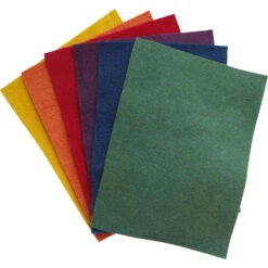 Bastelfilz Kräftige Farben