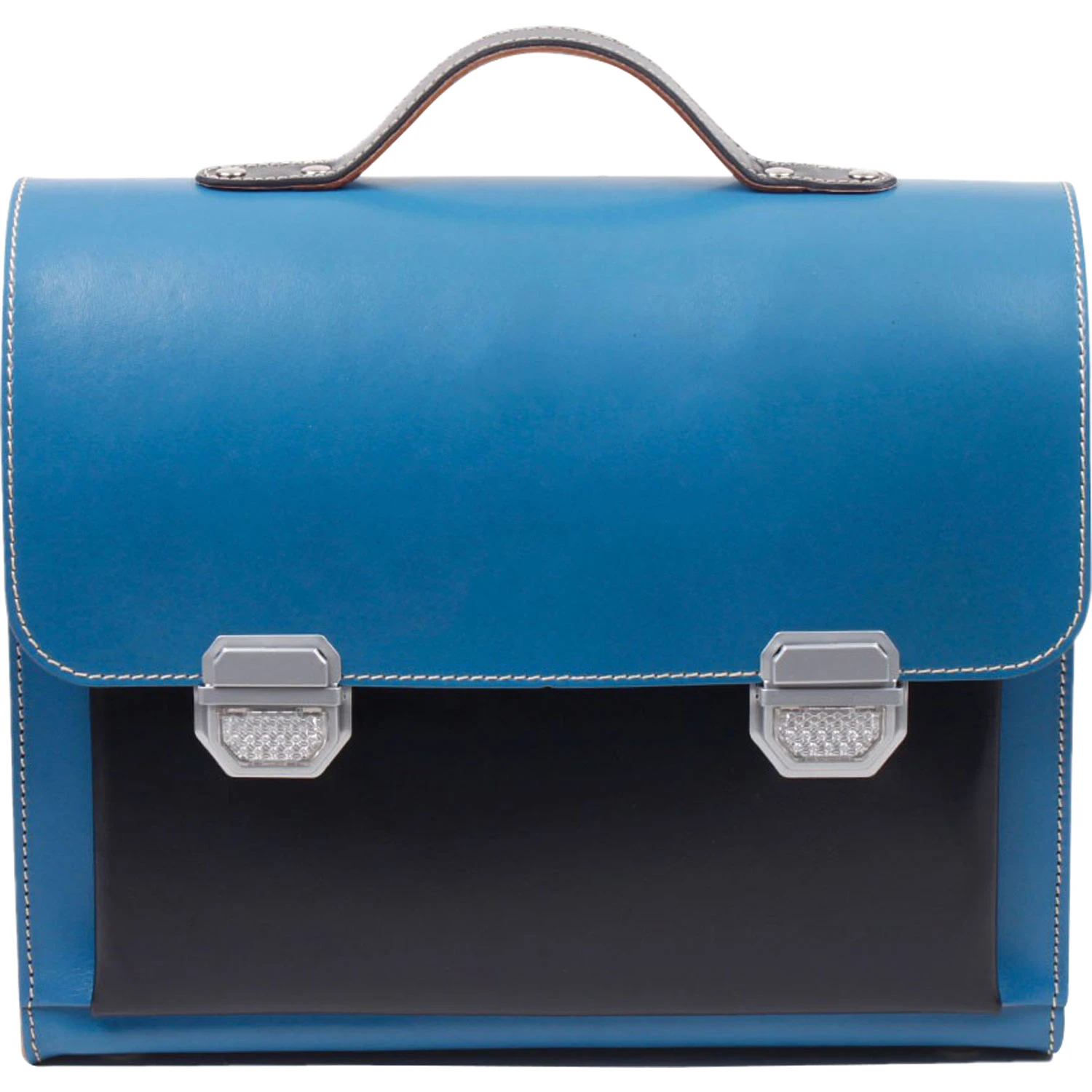 Lederranzen, Blau 2 Lederranzen, Blau – Bild 2