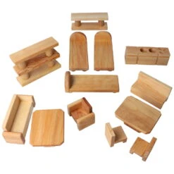 Möbelset Für Das Puppenhaus -Schulschätze Markt Moebelset fuer das Puppenhaus