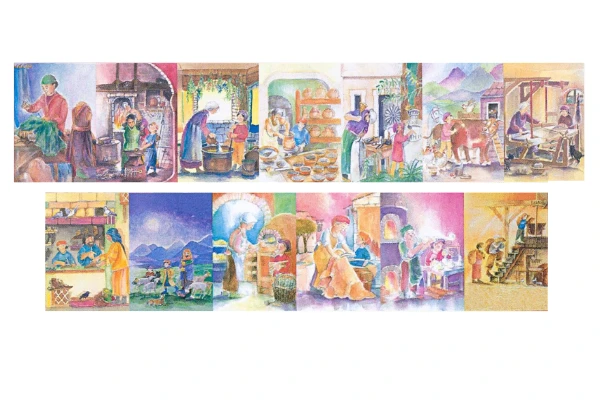 Postkartenset Handwerker 1 Postkartenset Handwerker