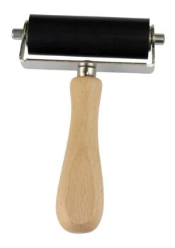 Farbwalze Für Linoldruck, Mittel