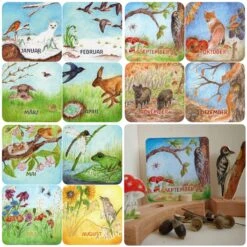 Kartenset Monate 4 Kartenset Monate -Schulschätze Markt Waldorfshop Kartenset Monate 1