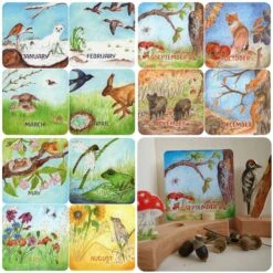 Kartenset Monate 5 Kartenset Monate -Schulschätze Markt Waldorfshop Kartenset Monate 2