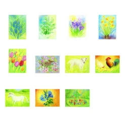 Postkartenset Frühling Und Sommer, 11-teilig