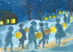 Postkartenset Jahreslauf, 12-teilig -Schulschätze Markt Waldorfshop Postkartenset Jahreslauf 12teilig Ella Lapointe Jahreslauf Postkartenset 7