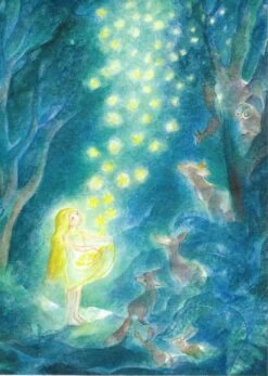 Postkartenset Märchen, 12-teilig -Schulschätze Markt Waldorfshop Postkartenset Maerchen Postkarte Jahreszeitentisch Jahreszeiten Set 12 schoen Stimmung Aquarell Brueder Grimm Andersen Erzaehlen 2