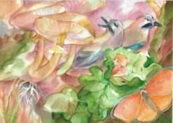 Postkartenset Märchen, 12-teilig -Schulschätze Markt Waldorfshop Postkartenset Maerchen Postkarte Jahreszeitentisch Jahreszeiten Set 12 schoen Stimmung Aquarell Brueder Grimm Andersen Erzaehlen 6