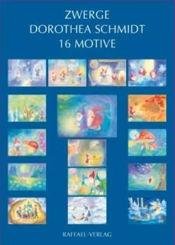 Postkartenset Zwerge, 16-teilig -Schulschätze Markt Waldorfshop Postkartenset Zwerge Dorothea Schmidt 16teilig