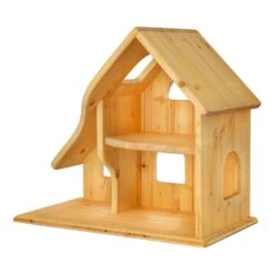 Puppenhaus -Schulschätze Markt Waldorfshop Puppenhaus Puppen Haus Spielen Kleinkind Rollenspiel 2