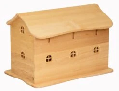 Stall Aus Erlenholz -Schulschätze Markt Waldorfshop Stall aus Erlenholz 2