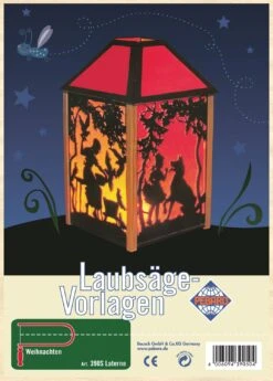 Laubsägevorlage Laterne